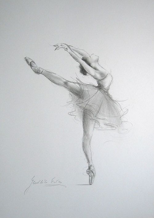 Моя, танцы рисунок карандашом
