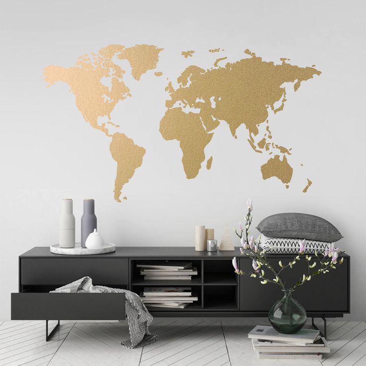 World Map Wall Sticker for Bedroom Living Room Map of The World Wall Decal Removable Mural Modern Home Decor Art 29.5 X 16.5 World Map Wall Sticker for Bedroom Living Room Map of The World Wall Decal Removable Mural Modern Home Decor Art 29.5 X 16.5