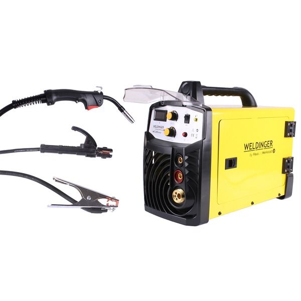 WELDINGER MIG//MAG Schwei/ßinverter M 160 eco 160 A Elektrodenfunktion auch F/ülldraht