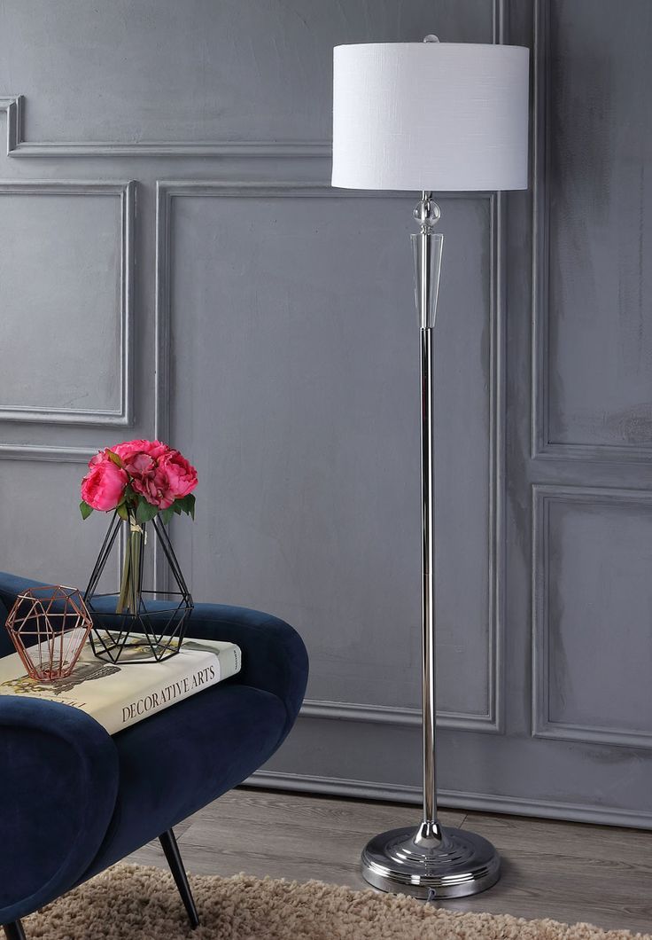 Jyl2022a Jonathan Y Crystal Floor Lamp Led Crystal Floor Lamp Led