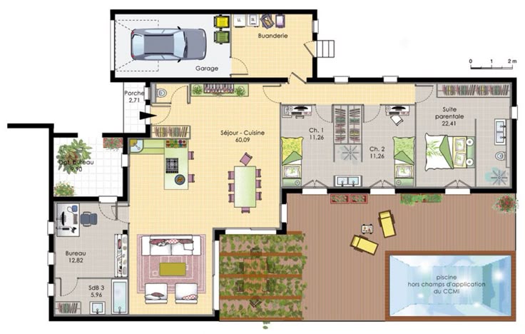 15 best Maison images on Pinterest Home ideas, Cottage floor plans - plan petite maison plain pied 15 best Maison images on Pinterest Home ideas, Cottage floor plans - plan petite maison plain pied