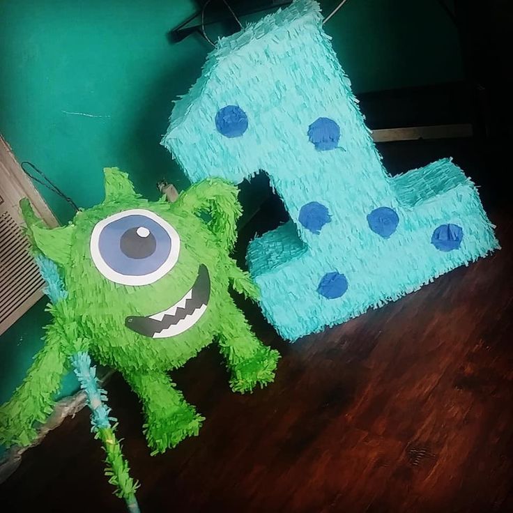 Monsters inc piñata | Monsters inc 3, Birthday theme, Monsters inc