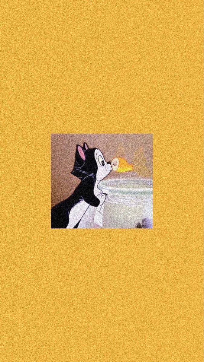 Aesthetic Cartoon Wallpaper Disney Characters Wallpaper Character Wallpaper Iphone Wallpaper Yellow