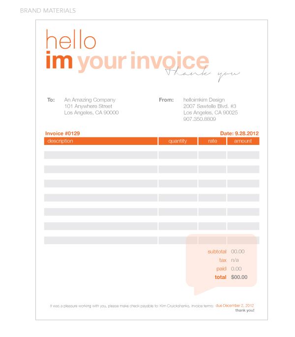 invoice design ideas selo l ink co
