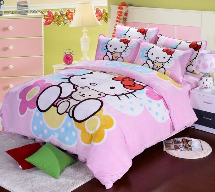 16 best twin comforters images on pinterest comforters bedroom hello kitty flannel sheets