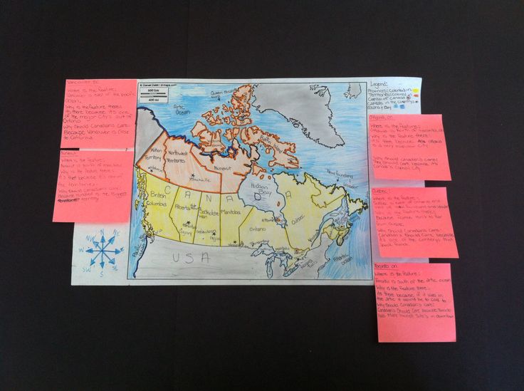 map of canada assignment grade 7