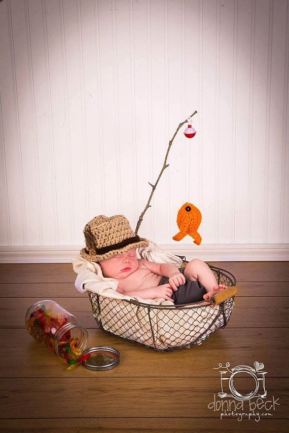 Baby Boy Angeln Hut & Fisch SET Neugeborenen 0 3m 6m häkeln Foto Prop jungen Mädchen Kleidung ADORABLE Perfe