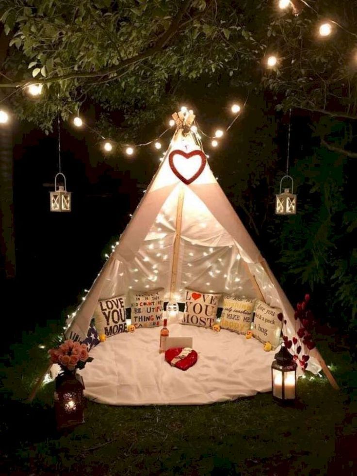 #Dekoration-47 Gartendekor-Ideen für Dating am Valentinstag - coziem - #coziem...