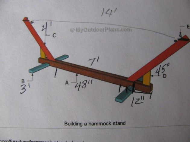 Best 25 Hammock Stand Ideas On Pinterest Diy Our Sunday Diy Project A Hammock Stand