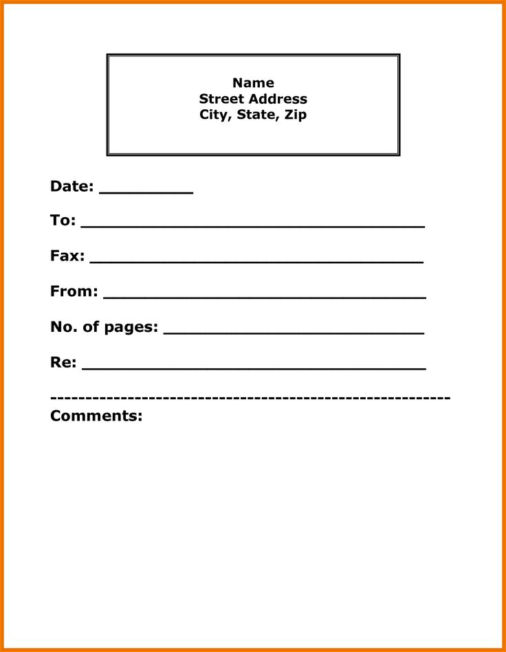 how to make a fax cover sheet in word