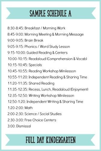 Best 25+ Kindergarten schedule ideas on Pinterest Kindergarten - sample schedules - class schedule Best 25+ Kindergarten schedule ideas on Pinterest Kindergarten - sample schedules - class schedule