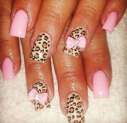 Best 25+ Cheetah Nail Designs Ideas On Pinterest Cheetah Nails Pink & Animal Print Nails with Bows - Best 25+ Cheetah Nail Designs Ideas On Pinterest Cheetah Nails