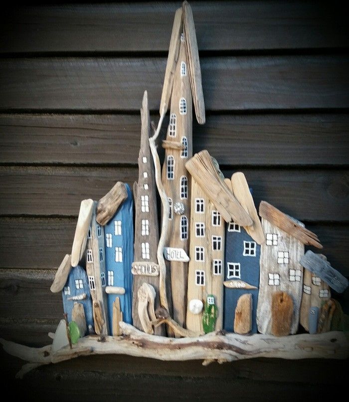 treibholz deko basteln mit naturmaterialien wanddekoration holzkunst