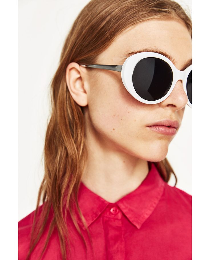 Glasses retro petite throat