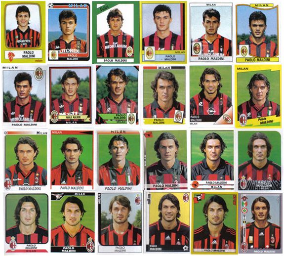 Paolo Maldini Panini collection | Paolo maldini, Ac milan