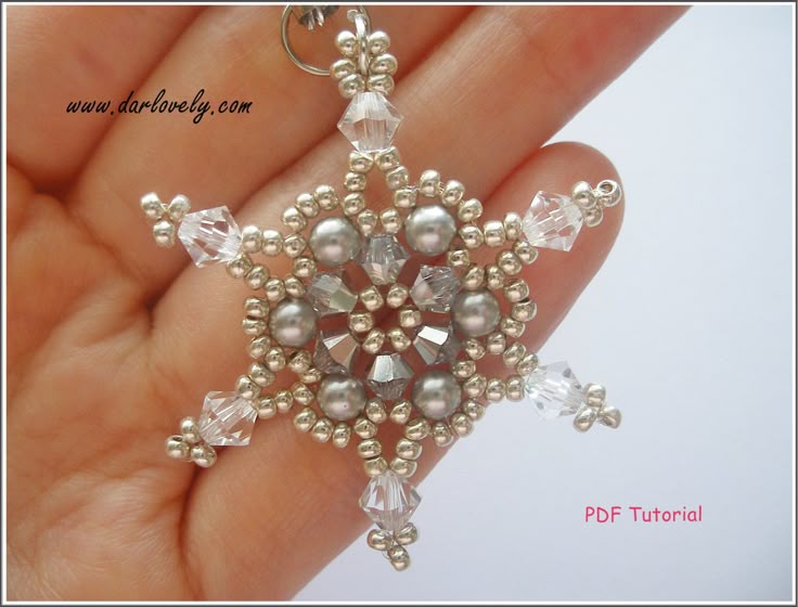 best 25 beaded snowflake ideas on pinterest beaded pandora christmas tree ornaments