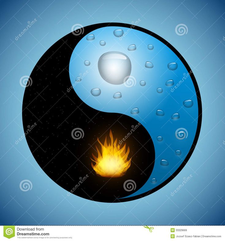 Yin Yang Fire and Water | Yin yang, Life force energy, Yoga meditation