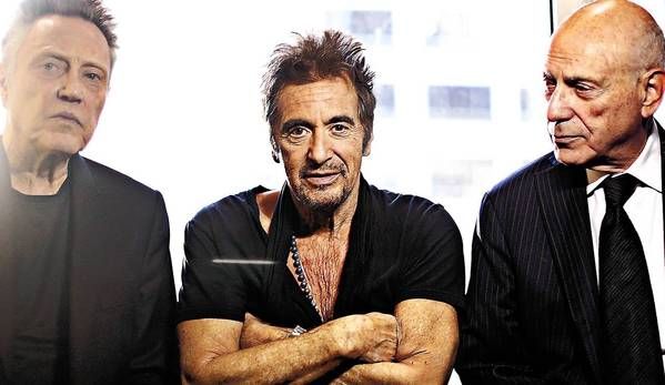 Christopher Walken, Al Pacino, and Alan Arkin promoting "Stand Up Guys