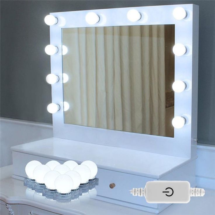 Ejoyous Hollywood Makeup Lamp Com Vanity Table Set Mirror With Lights Diy Diy Vanity Mirror, Hollywood Makeup Mirror With Desk Lamp