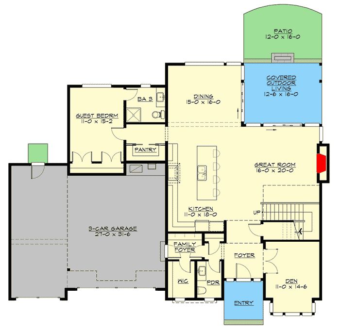 Plan 23776jd Beautiful 5 Bed Modern House With 3 Car Garage And Second Level Master Plans Modern House Plan Plans, 5 Car Garage House Plans