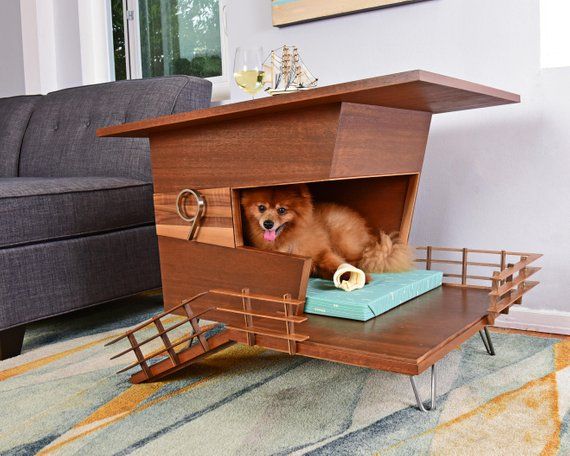 Modern Dog House Side Table Dog Tower 9 Modern Dog Houses