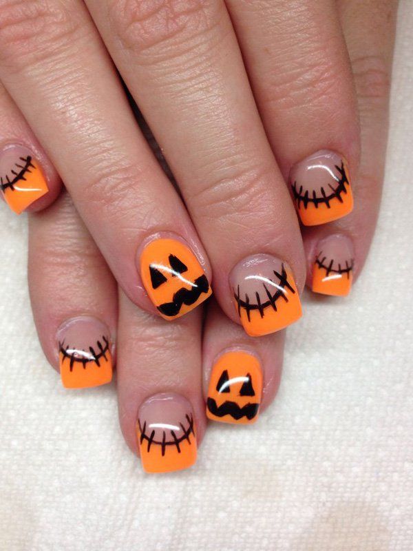 halloween nail design