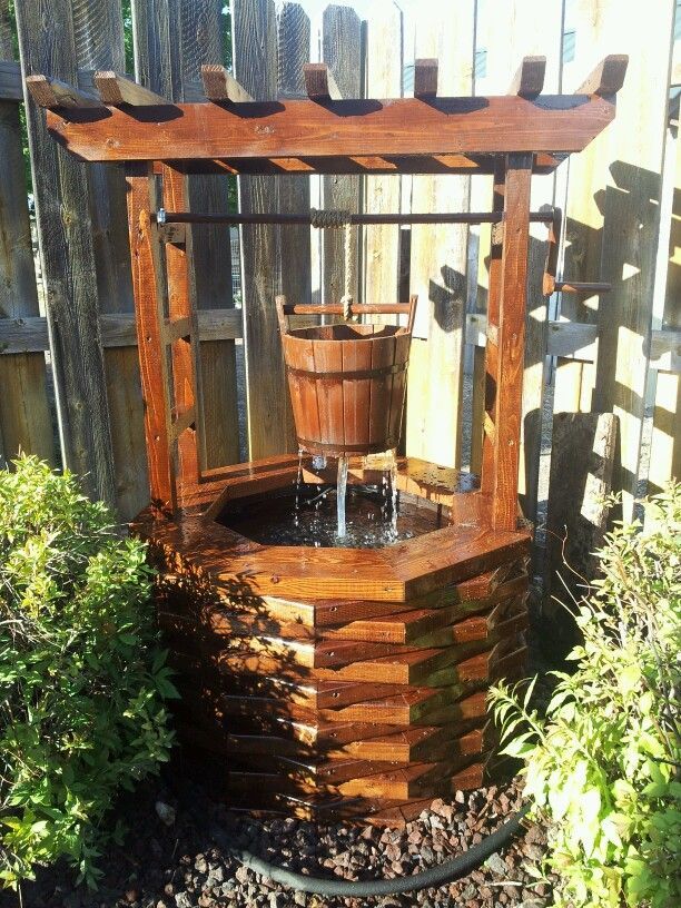 diy well fountain hidden water line diy well fountain hidden water line