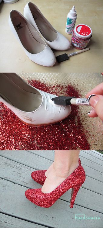 Ruby Red Slippers DIY from Wizard of Oz Costume