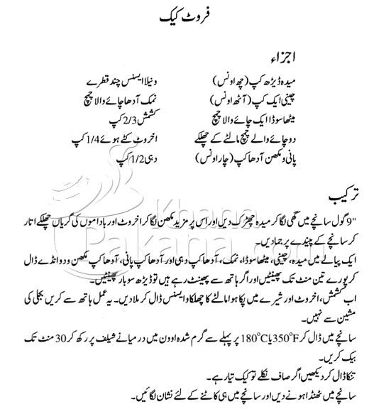 Www Cake Recipe In Urdu Www Cake Recipe In Urdu