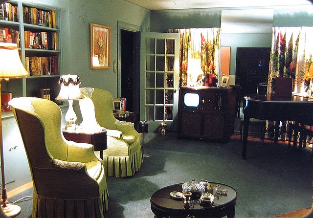 Circa 1940s home interiors by James H. Law | 1940s home, 1940s interior