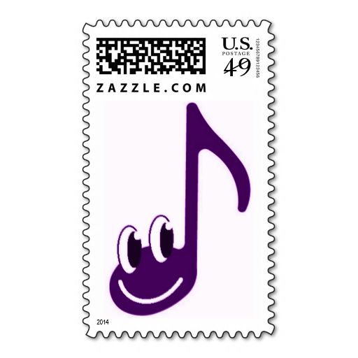 music note stamp