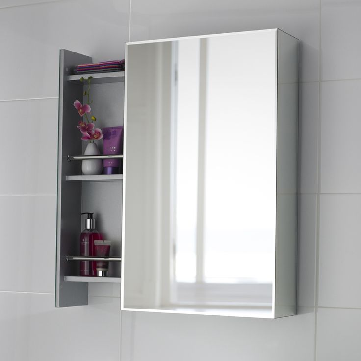 white bathroom mirror with shelf. bathroom mirror ideas to inspire you #bathroommirror tags: cabinet with white shelf