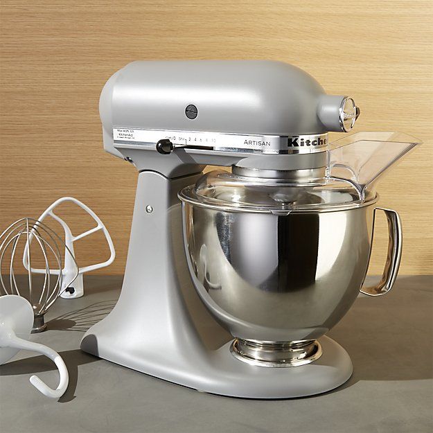 KitchenAid ® Artisan Matte Grey Stand Mixer | Crate and Barrel