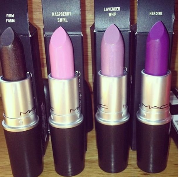 mac shades of purple lipstick