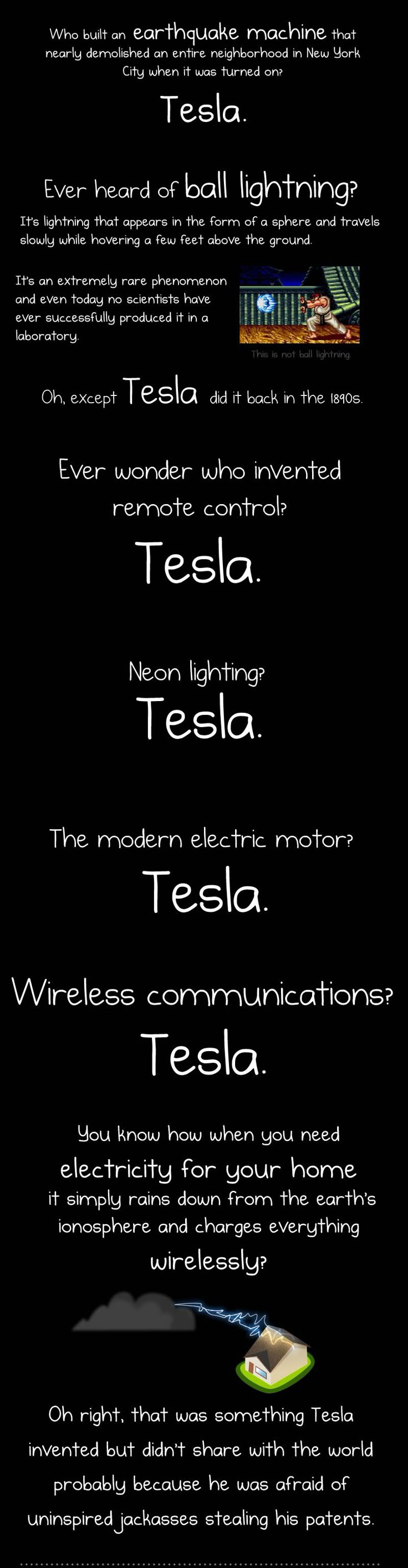 edison and tesla essay A year later tesla had created a dc motor that was a great improvement over edison's previous design edison took the motor and never paid tesla the $50,000 he had promised him (one story of nikola tesla, 2) . edison and tesla essay A year later tesla had created a dc motor that was a great improvement over edison's previous design edison took the motor and never paid tesla the $50,000 he had promised him (one story of nikola tesla, 2) .