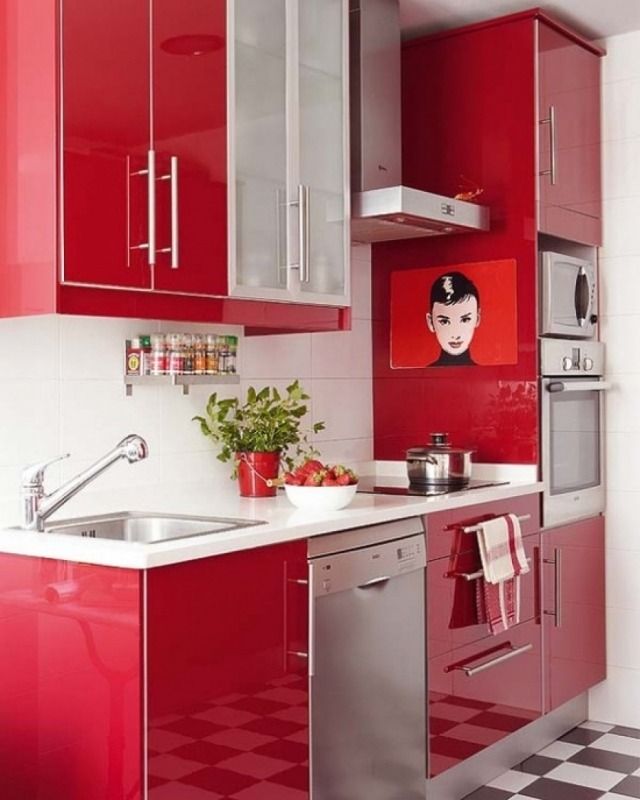 27 best Cuisine R\N images on Pinterest Kitchens, Red kitchen and - cuisine rouge et blanc photos 27 best Cuisine R\N images on Pinterest Kitchens, Red kitchen and - cuisine rouge et blanc photos