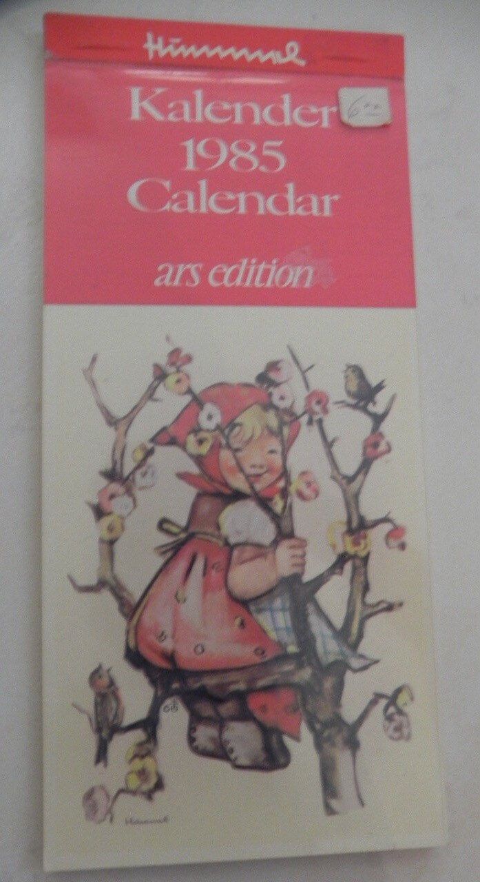 Hummel Calendar Ars Edition Postcard Booklet 1985 Paper Ephemera Hummel Calendar Ars Edition Postcard Booklet 1985 Paper Ephemera