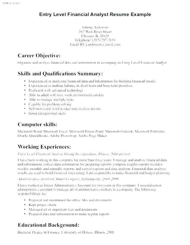 general resume objective examples for multiple jobs objective for a job resumes