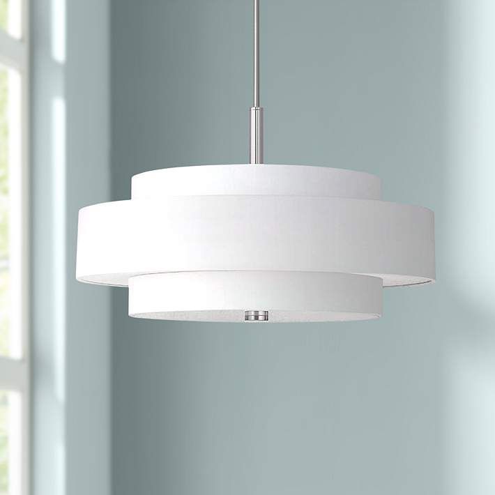 Brushed Nickel Pendant Chandelier 24 Brushed Nickel Pendant Chandelier 24