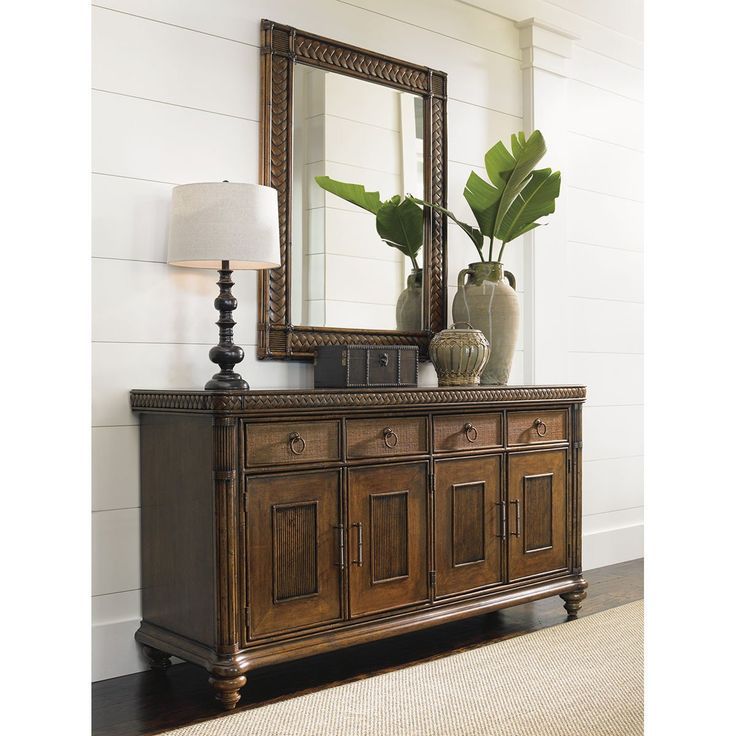 Tommy Bahama Bali Hai Mittelbraunes Trident Buffet Tropical Home Decor British Colonial Tommy Bahama Bali Hai Mittelbraunes, Lexington Furniture Tommy Bahama Bali Hai
