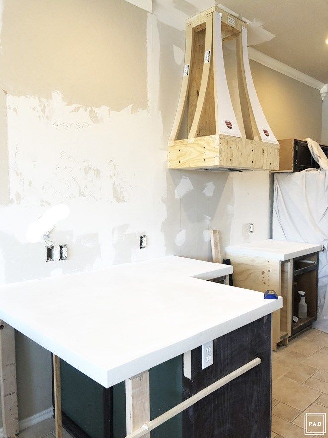 Concrete Countertop Finishes Concrete Kitchen New Kitchen