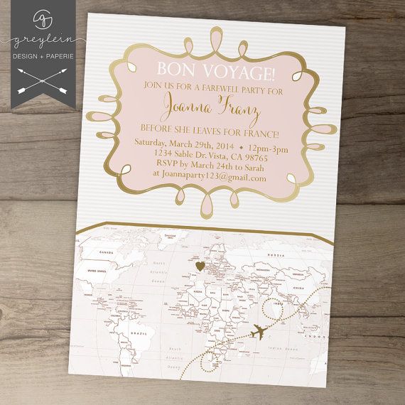 15 best bon voyage images on Pinterest Farewell parties, Going - farewell invitation template 15 best bon voyage images on Pinterest Farewell parties, Going - farewell invitation template