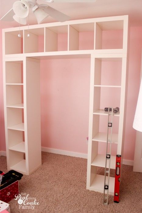 Ikea Expedit Turned Into A Great Shelving Unit With Desk Room Diy Ikea Expedit Turned Into A Great Shelving Unit With Desk Room Diy Pinterest And Bedroom