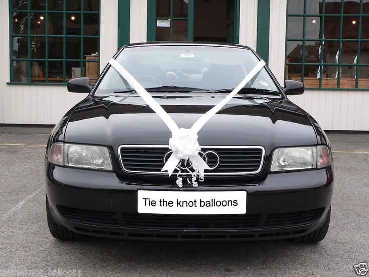 41 Best Wedding Car Decorations Images On Pinterest Cars Ribbon