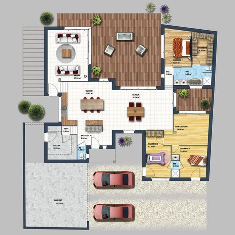 Envie de faire construire une maison plain-pied moderne dans le - faire les plans d une maison Envie de faire construire une maison plain-pied moderne dans le - faire les plans d une maison