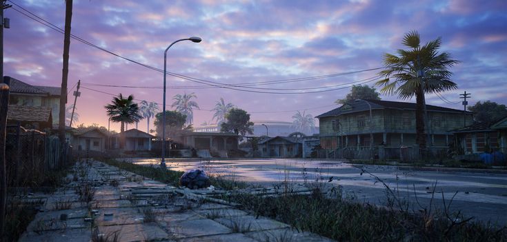 ArtStation - GTASA - Grove Street - Lighting Study - UE4, Zhangming