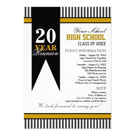 9 best Class Reunion Inivitations images on Pinterest Class