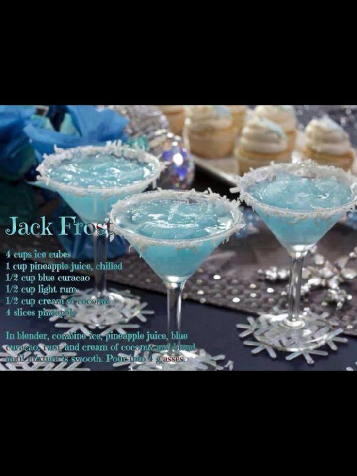 Jack Frost Holiday drinks, Christmas drinks, Light rum Jack Frost Holiday drinks, Christmas drinks, Light rum
