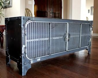 Consola de medios industriales modernos YUNQUE Vintage | Etsy