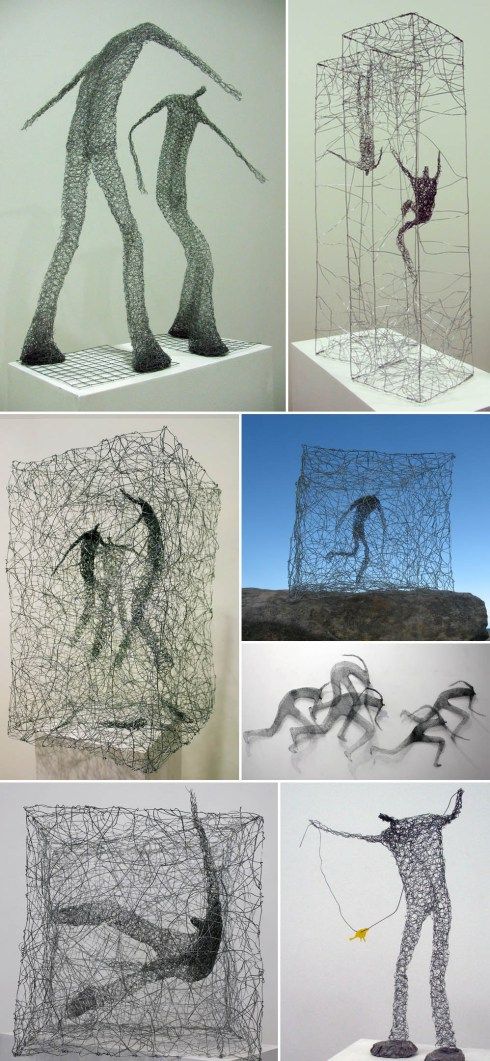 On Pinterest Wire Sculptures Line On Wiring Landscape Lights Parallel